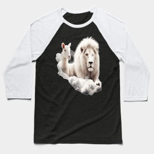 Lamb and Lion. Baseball T-Shirt